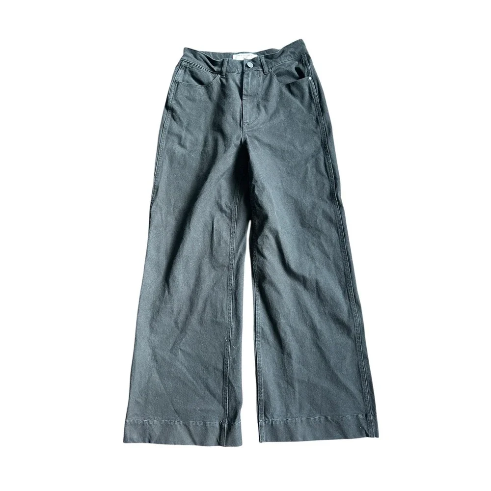 M.M.LaFleur The Milo Wide-Leg Jean Eco Better Than Denim Black Women's 2